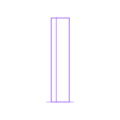 Buildings Concrete Columns L Section Outline Svg Vector, Free Vectors File